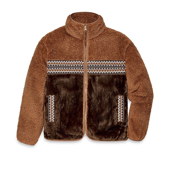 UGG Jackets & Blazers - UGG® MARLENE SHERPA JACKET Chestnut Heritage Braid